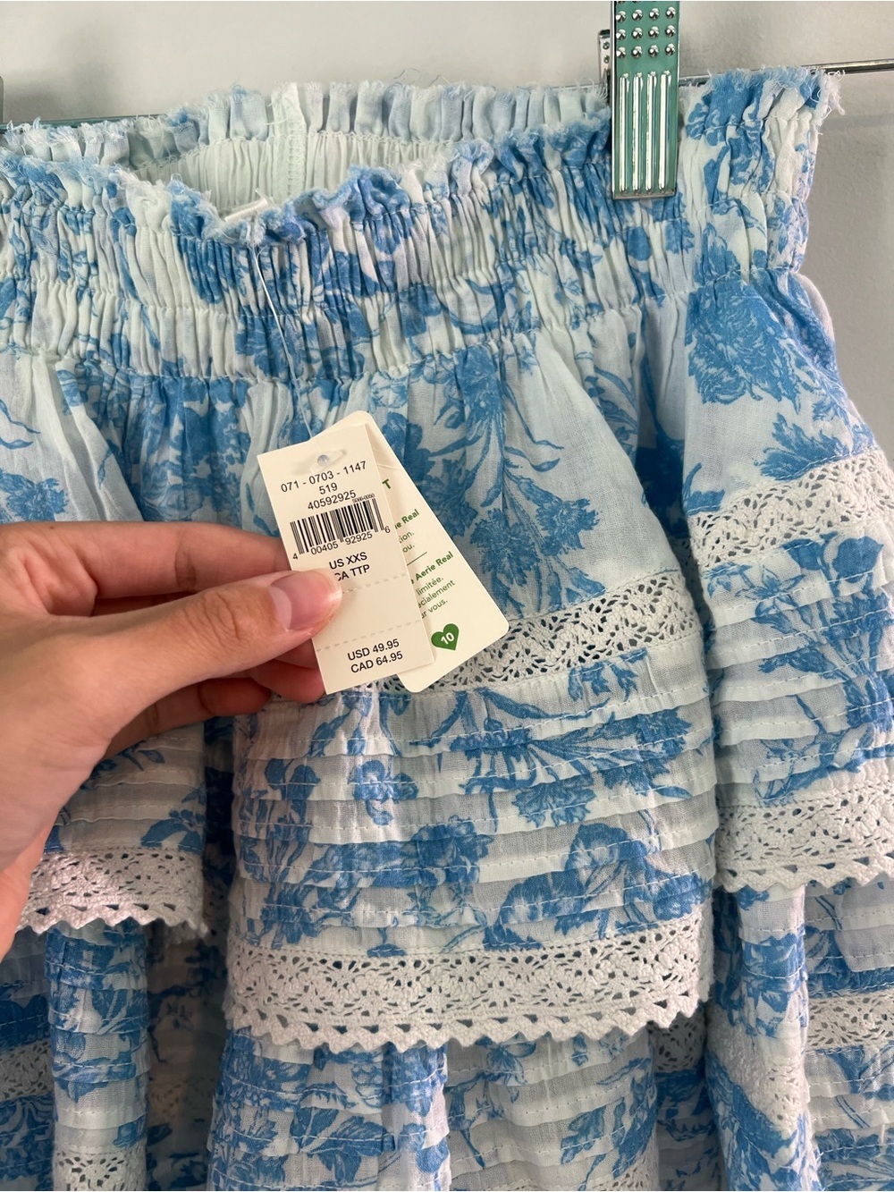 Aerie NWTs Rockin Ruffle Coastal Granddaughter Skirt Vacation Nantucket Cape Cod - Picture 4 of 6